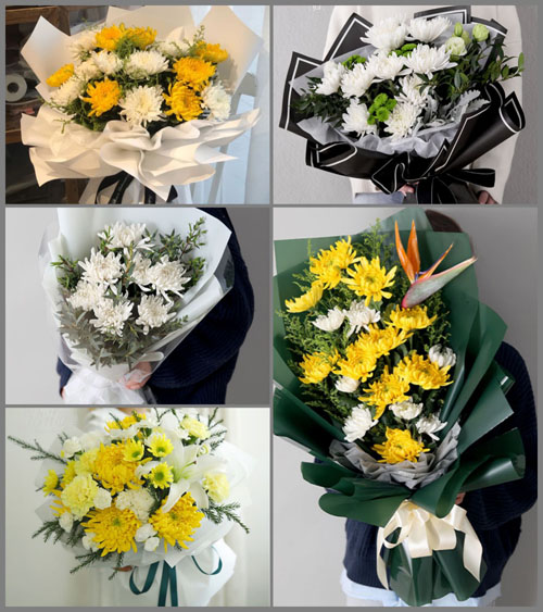 河南南阳邓州市罗庄镇林堡村白事花束代送